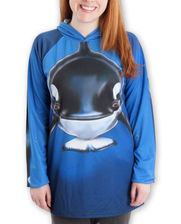ORCA WHALE Hoodie Sport Shirt by MOUTHMAN®