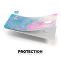 Marbleized Pink and Blue Paradise V482 - Premium Protective Decal