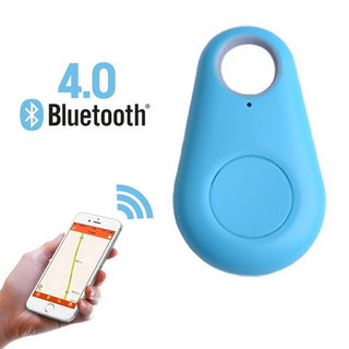 Buy blue Mini Smart Bluetooth GPS Tracker Locator Alarm