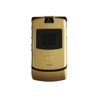 Buy gold Motorola V3 Refurbished Original V3 unlocked Flip GSM Quad Band