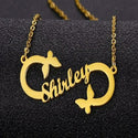 New Style Personalized Customized Name Necklaces Birthstone Nameplate