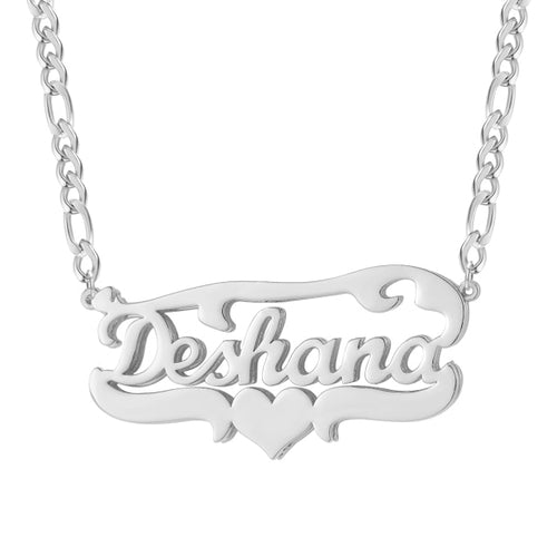 Double Name Necklace Custom Made