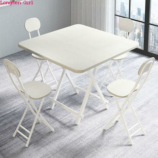 Buy 80x74cm-set-b5 Portable Folding Table Modern Simple Living Room Dinning Table Set