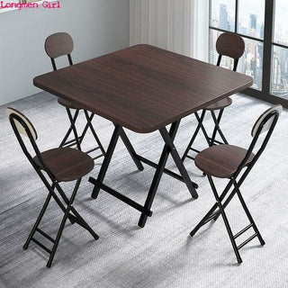 Buy 80x74cm-set-b3 Portable Folding Table Modern Simple Living Room Dinning Table Set