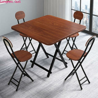 Buy 80x74cm-set-b1 Portable Folding Table Modern Simple Living Room Dinning Table Set