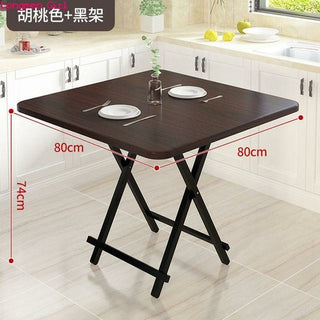 Buy 80x80x74cm-d Portable Folding Table Modern Simple Living Room Dinning Table Set