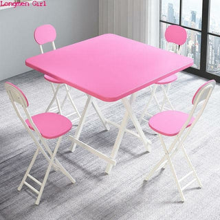 Buy 80x74cm-set-b7 Portable Folding Table Modern Simple Living Room Dinning Table Set