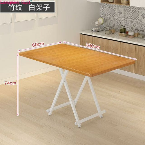 Portable Folding Table Modern Simple Living Room Dinning Table Set