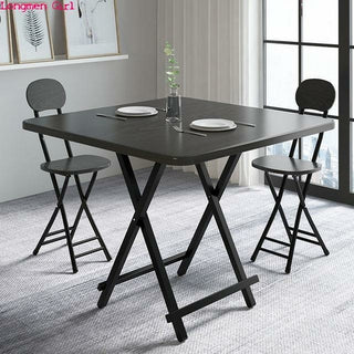 Buy 80x74cm-set-a2 Portable Folding Table Modern Simple Living Room Dinning Table Set