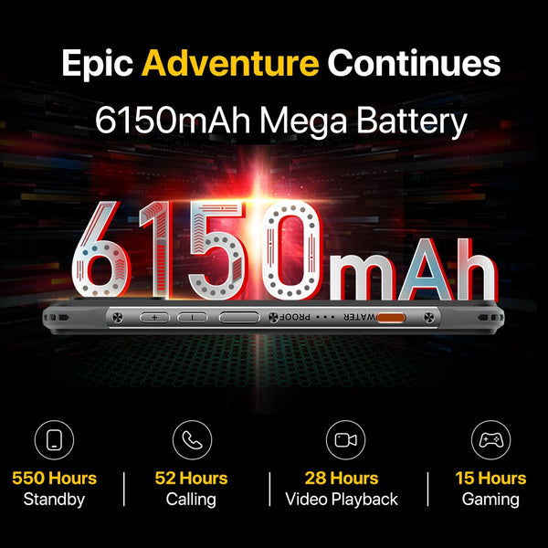 [Premiere] UMIDIGI BISON X10S X10G 6150mAh Battery Global Version