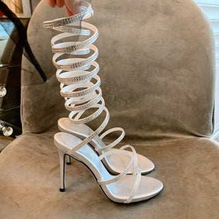 Buy silver Strappy Sandals