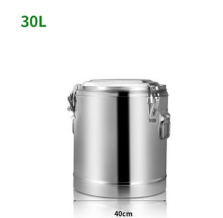 Buy blue Stainless Steel Insulated Barrel Soup Pot Fermenter Kitchen Cookware