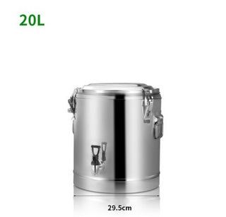 Buy white Stainless Steel Insulated Barrel Soup Pot Fermenter Kitchen Cookware