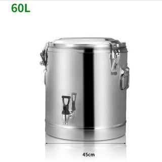 Buy pink Stainless Steel Insulated Barrel Soup Pot Fermenter Kitchen Cookware