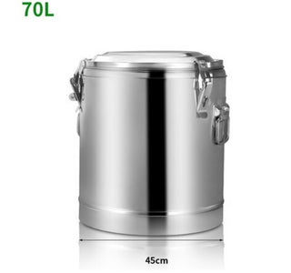 Buy gold Stainless Steel Insulated Barrel Soup Pot Fermenter Kitchen Cookware