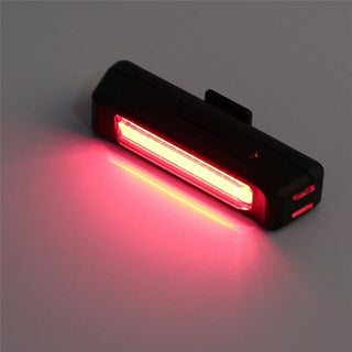 Buy red USB Rechargeable Bike Bicycle Light Rear Back
