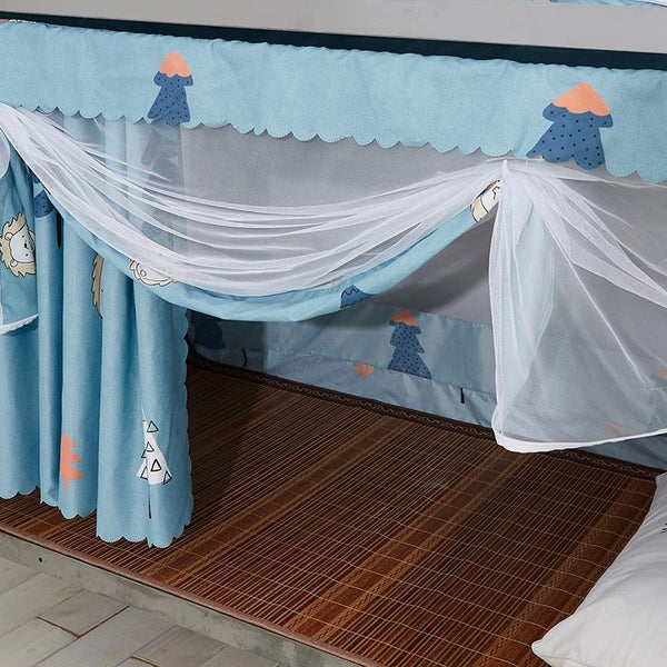 Upper and Lower Bunk Bed Student Dormitory Dual Purpose Mosquito Net