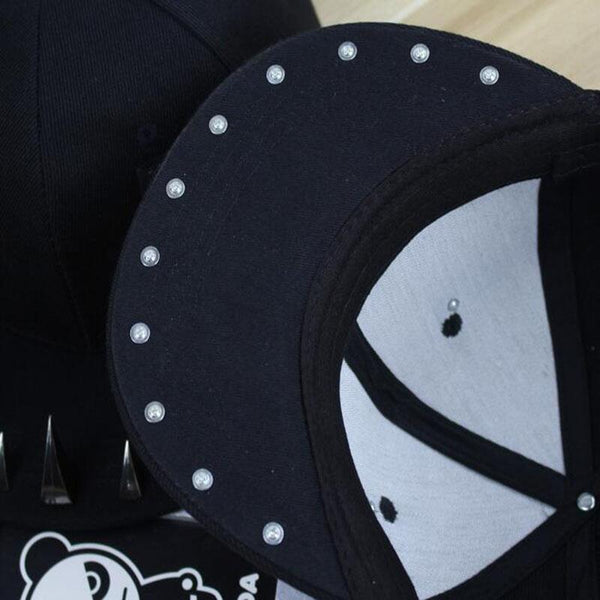 Wholesale Novelty Horn Snapback Caps Men Punk Snapback Baseball Caps