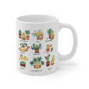 Puurfect Combo Cat and Plants Coffee Tea Mug