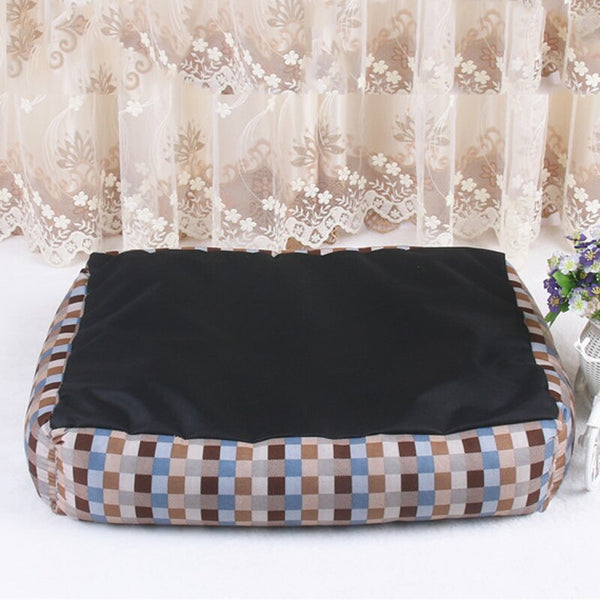Big Dog Bed Sleep Couch Striped Detachable Dog Cat Mattress for Cats Pitbull Bulldog Sofa Kennels Bedding Pads Pet Supplies