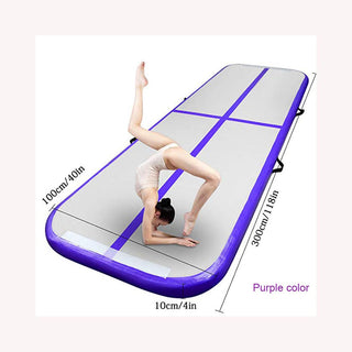Buy purple 1-3m Gymnastics Air Track Olympics Gym Yoga Wear-Resistant  Airtrack Gym Mattress Water Yoga Mattress for Home/Beach/Water Yoga