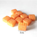 New 1pcs 1/6 Scale Dollhouse Food Cookies Boxs Metal Biscuit Blyth Doll Food for Barbies Bjd Doll Kitchen Toys