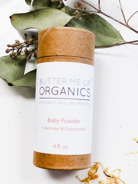 All Natural Talc Free Baby Powder / Organic Baby Powder / Feminine