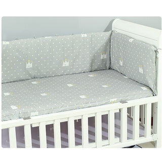 Buy gray Cotton Baby Crib Bumper