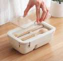 850ml Wheat Straw Lunch Box Healthy Material Bento Boxes