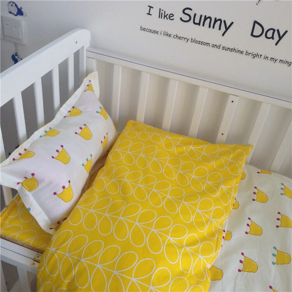 Adamant Ant Cotton Arrived Ins Crib Bed Linen 3pcs Baby Bedding Set Include Pillow Case+bed Sheet+duvet Cover Without Filling