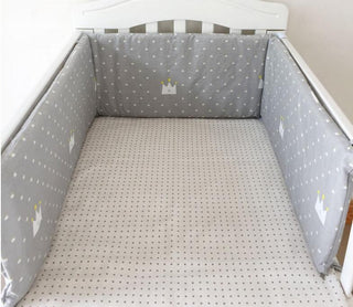 Buy light-grey Cotton Baby Crib Bumper