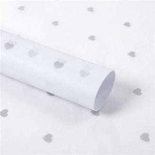 Buy silver-love-white 50*70 Cm Gift Wrapping Paper