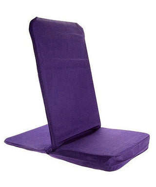 Buy purple Folding Meditation Floor  Chair With Back Rest