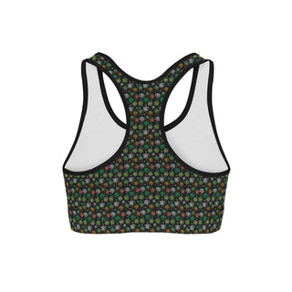 Colored Clovers Sports Bra