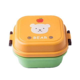 Buy 540ml-orange Cartoon Healthy Plastic Lunch Box Microwave Oven Lunch Bento Boxes Food Container Dinnerware Kid Childen Lunchbox