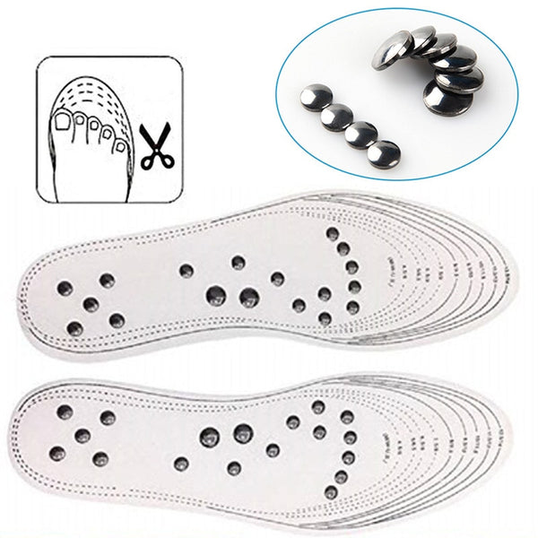 Body Magnetic Insole Care Footbed Magnetotherapy Foot Massage Magnet Therapy Foot Pain Acupuncture Points Foot Health for Sport - Webster.direct