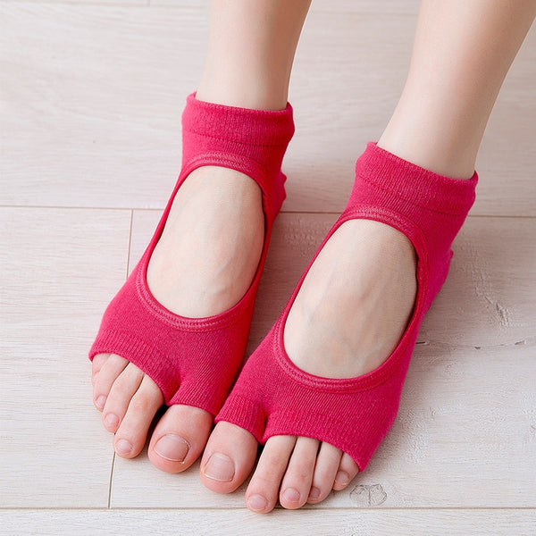 Anti Slip Yoga Socks Two Toe