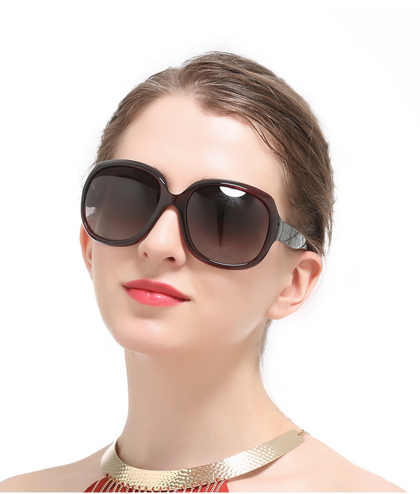 Fashion Polarizing Big frame Driving Women Sunglasses