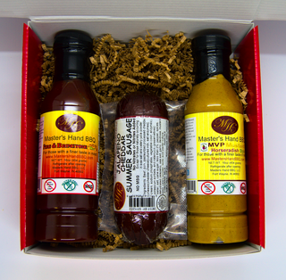 Red Gift Set (Fire BBQ, Jalapeno Sausage, Horsy Mustard)