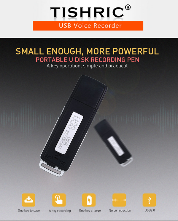 OTG USB Mini Digital Voice Recorder Audio Spy USB Recorder