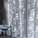 3M x 3M 300-LED White Light Romantic Curtain String Light