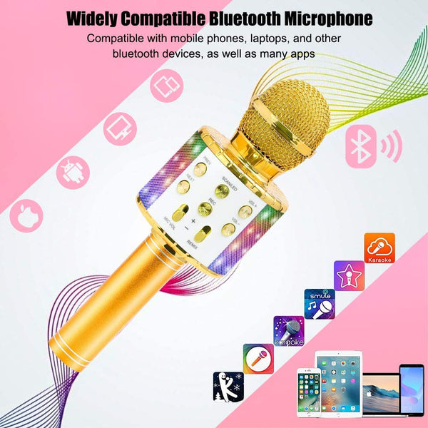 Wireless Karaoke Microphone Bluetooth Speaker