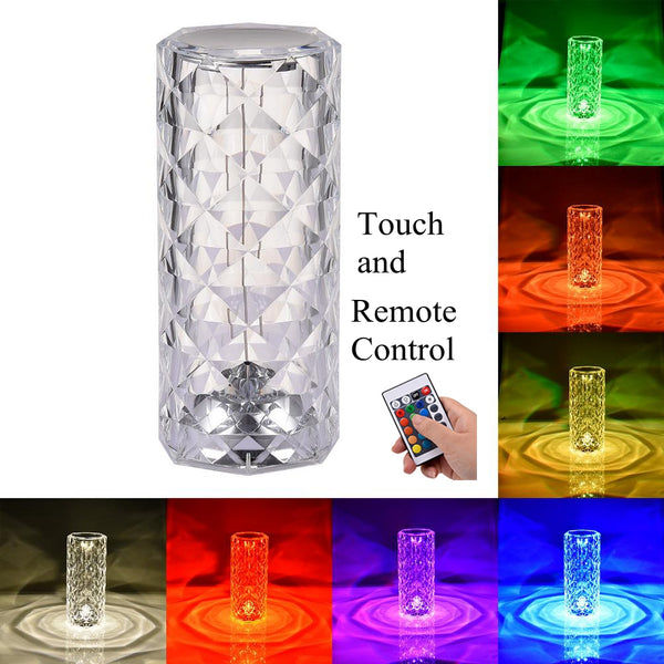 Acrylic Crystal Desk Lamp Touch Atmosphere Table Lamp Diamond Light