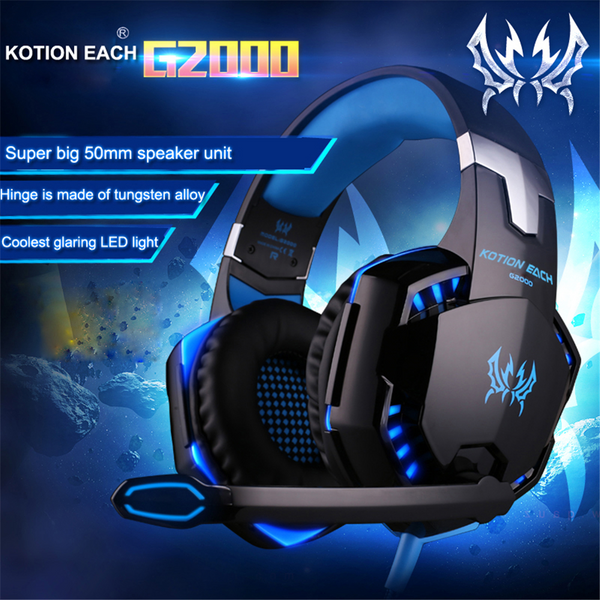 KOTION EACH G2000 Stereo Gaming Headset for PC Laptop PS4 Xbox