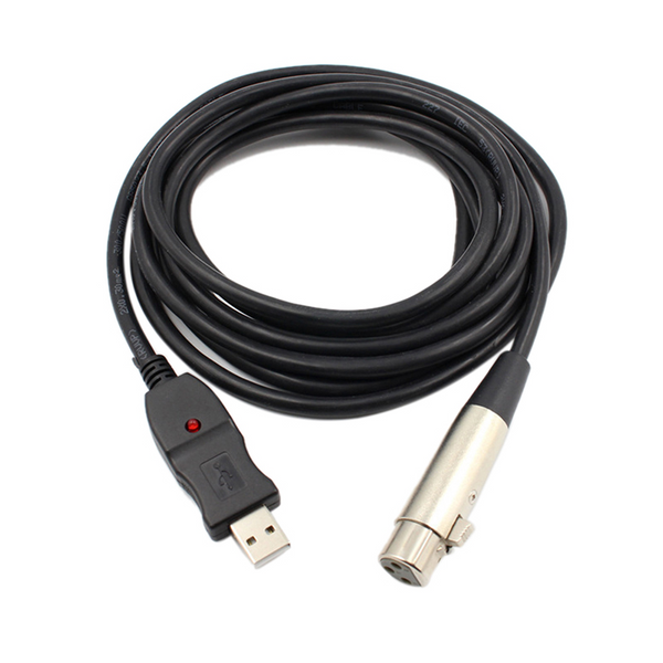 3m USB Microphone Computer USB to XLR Microphone Cable
