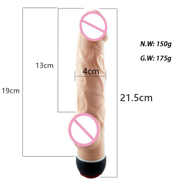 Soft Dildo Realistic Penis Sex Toys for Woman Vagina Massager Multi-Speed Vibrating Stimulator Dicks Clitoris G-Spot Vibrators
