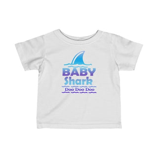 Buy white Baby Shark Doo Doo Infant Fine Jersey Tee