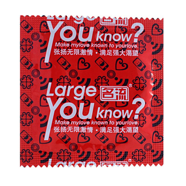 PERSONAGE 10Pcs/Lot 55mm Large Size Condoms Plus Size 55mm Big Condones Penis Sleeve Natural Latex Contraception Adult Sex Toys