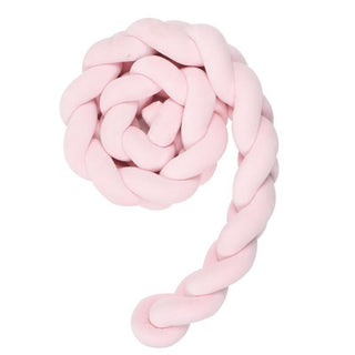 Buy 1m-light-pink Handmade Nordic Knot Baby Bed Bumper