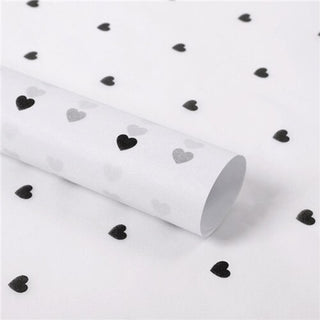 Buy black-love-white 50*70 Cm Gift Wrapping Paper
